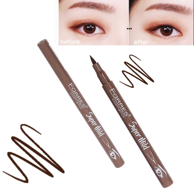 Профессиональная цветная подводка для глаз не смазывается Стойкая аксессуары