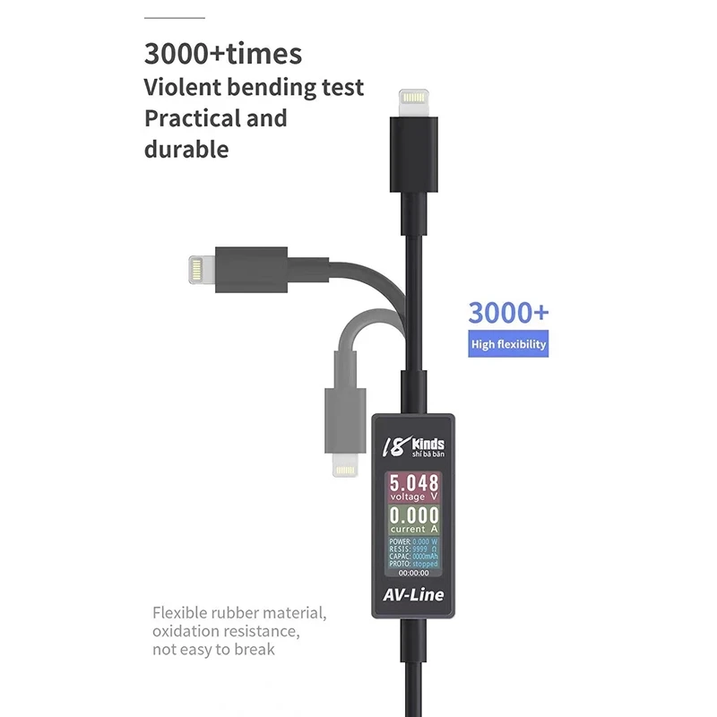 18 видов AV Line интеллектуальная линия обнаружения зарядки для телефона Pad Pod