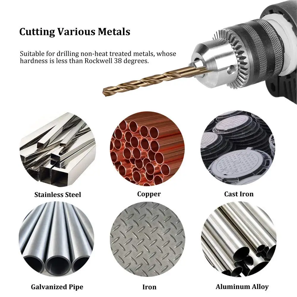 Спиральные бурильные сверла набор 13 шт./компл. посылка HSS-CO 1 5-6 5 мм | Инструменты