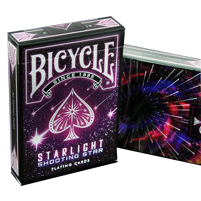 1 Палуба велосипед Starlight серии колода игральные карты волшебные карты покер крупным планом сценические фокусы для профессионального волшебника