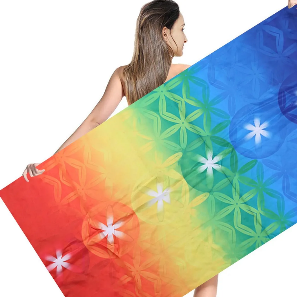 Настенный Гобелен из мягкого полиэстера прямоугольный пляжный коврик для