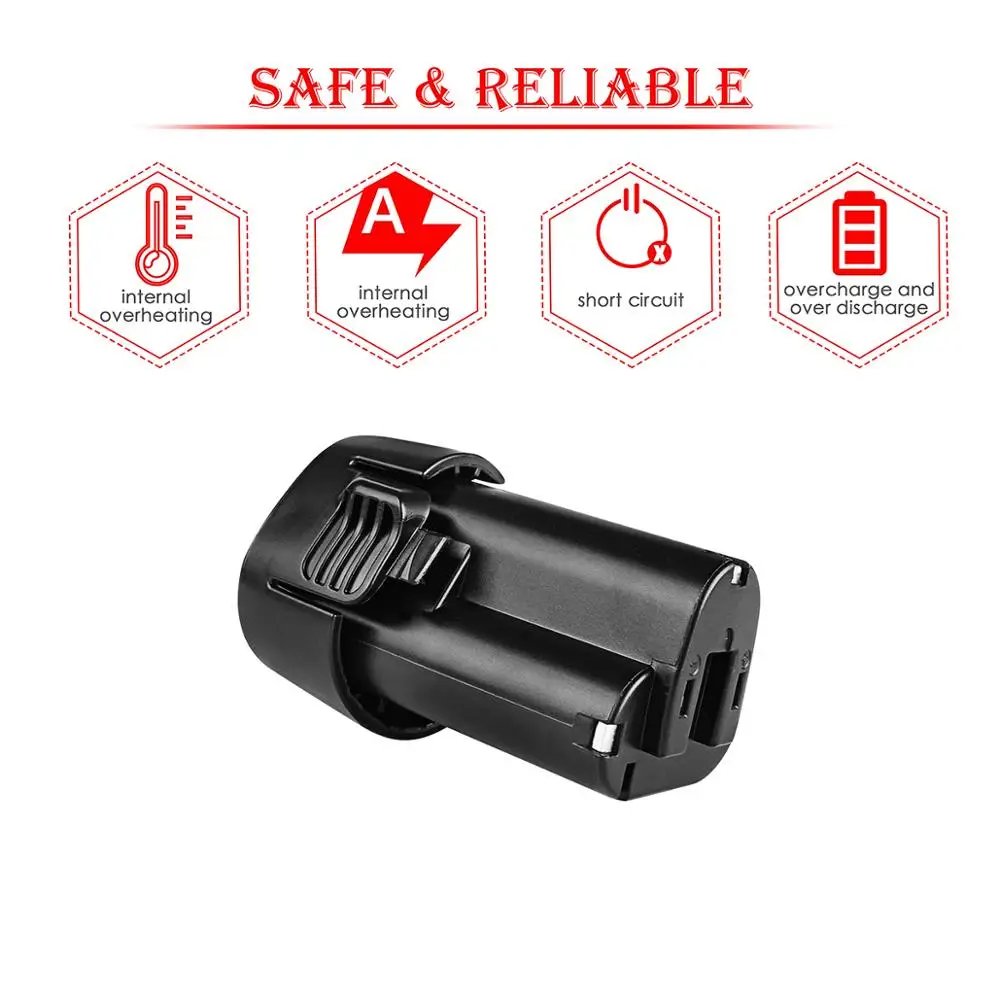 Литий-ионный аккумулятор bonacell для Makita BL1013 BL1014 BL 3000 10 8 LCT203W 1013-6 1014-4 194550-9 DF030D 194551 мА ·