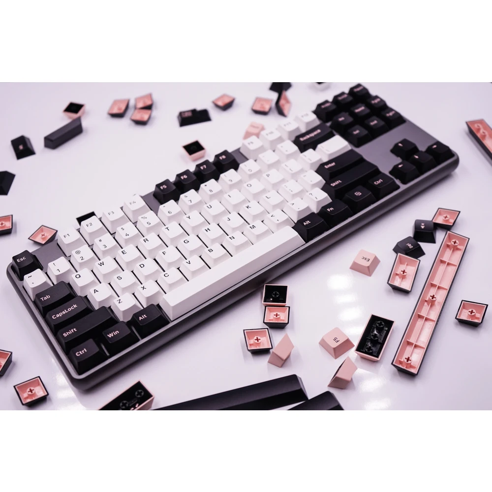G MKY 160 Оливия колпачки Вишневый Профиль Двойной Выстрел толстые PBT для MX