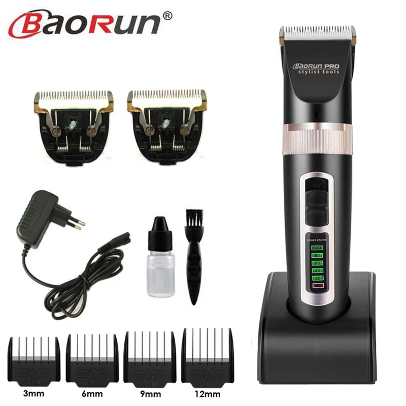 Профессиональная электрическая машинка для стрижки волос BAORUN A8 перезаряжаемый