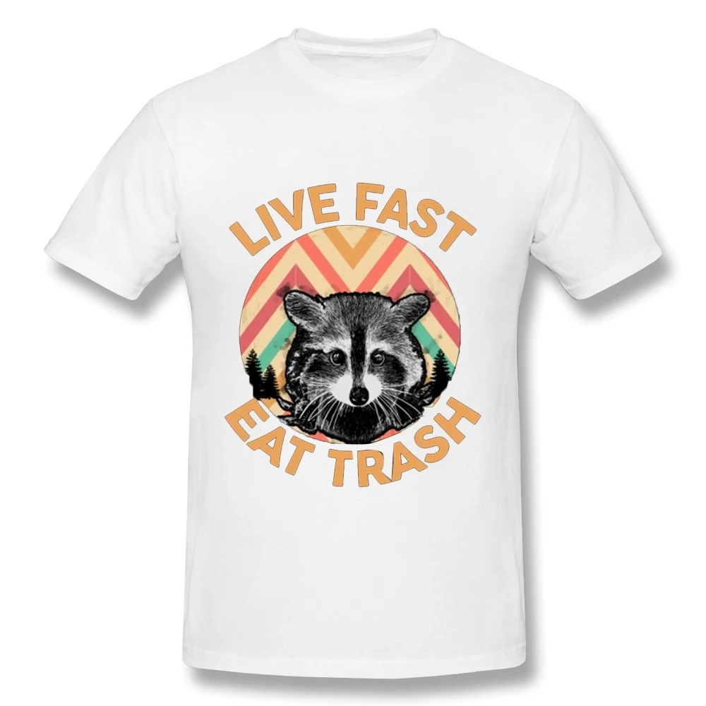

CLOOCL Funny 100% White Cotton T-Shirt Fashion Raccoon 3D Print Harajuku Casual TShirt Men Women Hip Hop T-shirts Drop Shipping