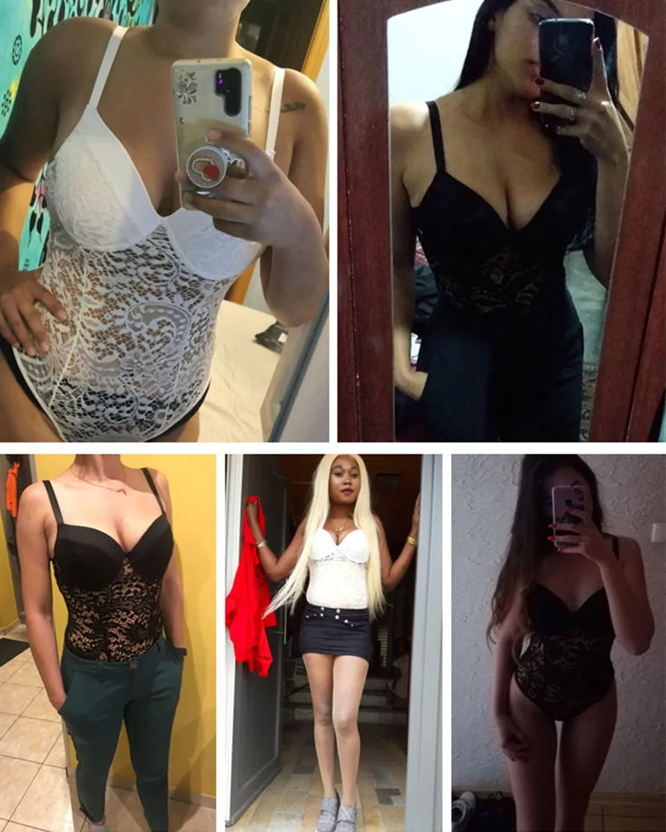 

Lace Bodysuit Push-up Cup Summer Bodysuit Hollow Out Short Sexy Straps Jumpsuit Romper Bodycon Plus Size Women Body Top R80285