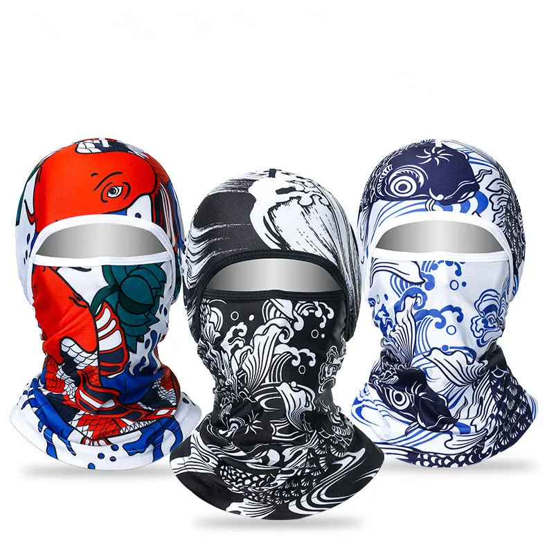 Маска на все лицо от пыли ветрозащитная из лайкры для мужчин женщин велосипеда