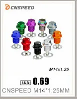CNSPEED M20 M16 M14 M12* 1,5/1,25 алюминий Neo хром Магнитная дренажная масляная пробка дренажный болт масло отстойник Сливная пробка Гайка YC100281