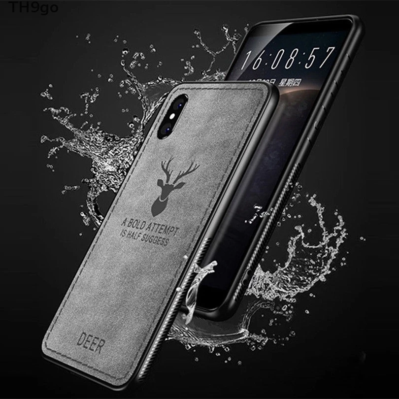 TPU Leather Patterned Phone Case For iPhone X XR XS Max 6 6S 7 8 Plus Hybrid Shockproof Water-Resistant Shell Cover DYee |