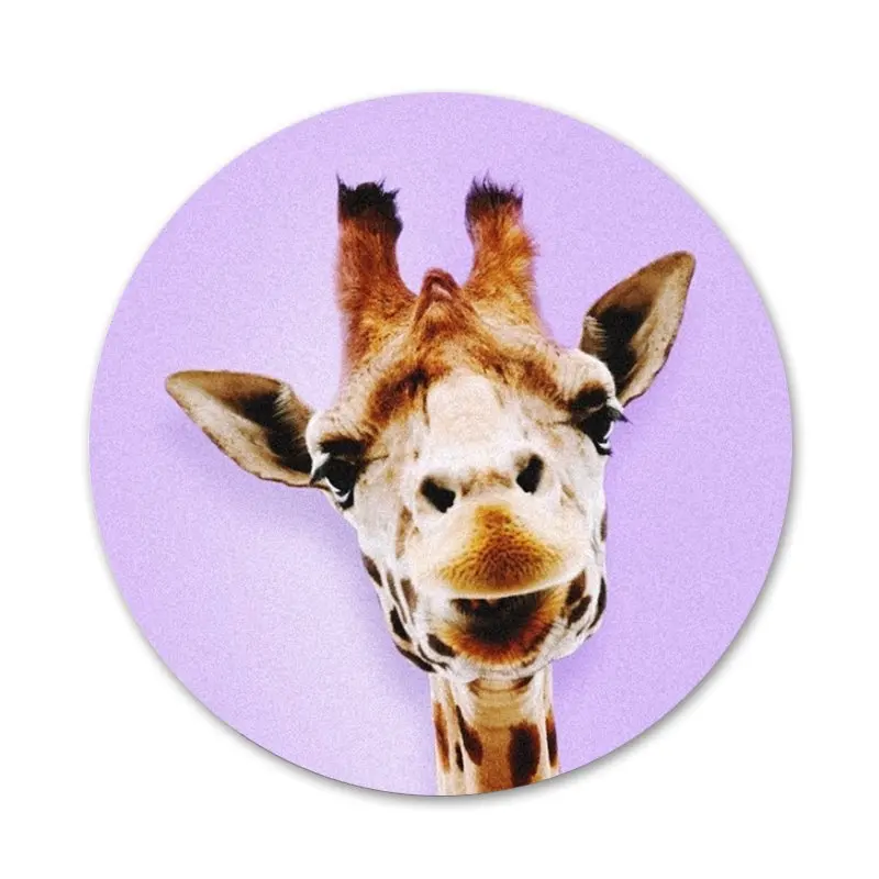

Killer Giraffe Badge Brooch Pin Accessories For Clothes Backpack Decoration gift 58mm