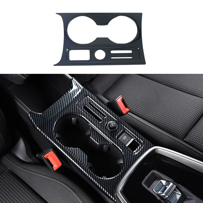 

Автомобильный Центральный подстаканник из углеродного волокна, отделка панели электротормоза для audi a3 8Y 2020 2021, аксессуары для украшения ин...
