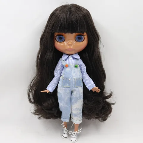 Кукла ICY DBS Blyth No 2 БЕЛАЯ и черная кожа Шарнирное тело 1/6 BJD Специальная цена Игрушка в подарок