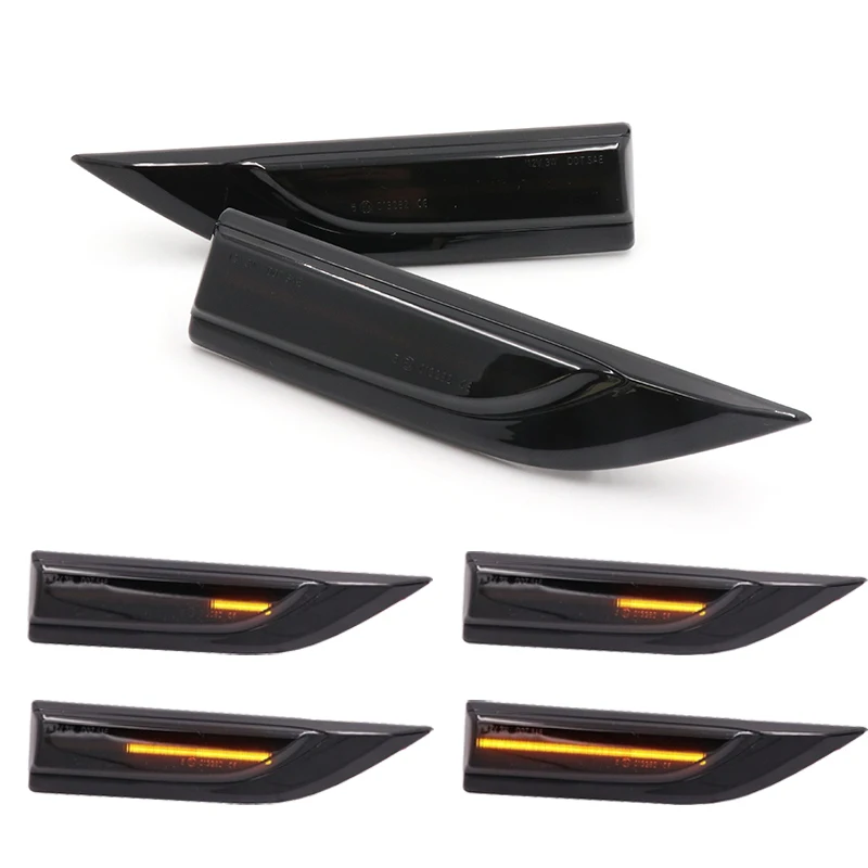 2x динамический последовательный светодиодный боковой маркер Niscarda поворотный