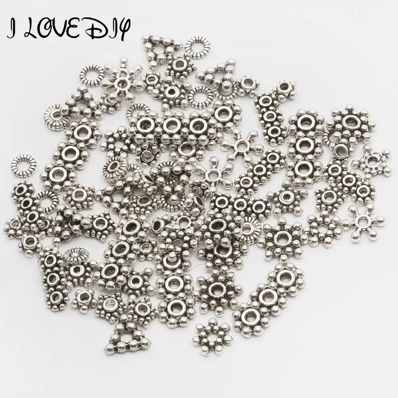 200 шт. металлические бусины для бижутерии сделай сам|beads for diy|metal beadsfor diy |
