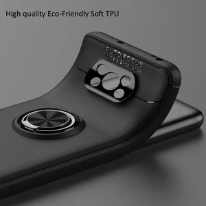 keysion shockproof case for xiaomi poco x3 nfc m3 pro c3 ring stand phone back cover for pocophone x3 pro f3 gt f2 pro free global shipping