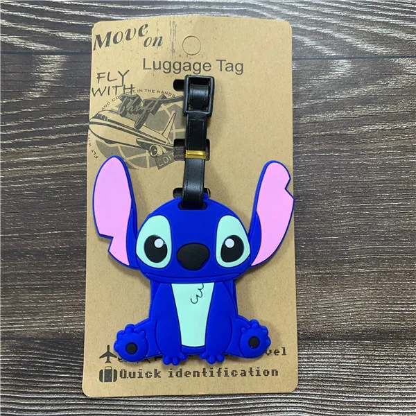 see chart IVYYE Stitch Eeyore аниме аксессуары для путешествий багажная бирка на чемодан ID адрес портативный держатель тегов багажная этикетка Новинка - Цвет: see chart