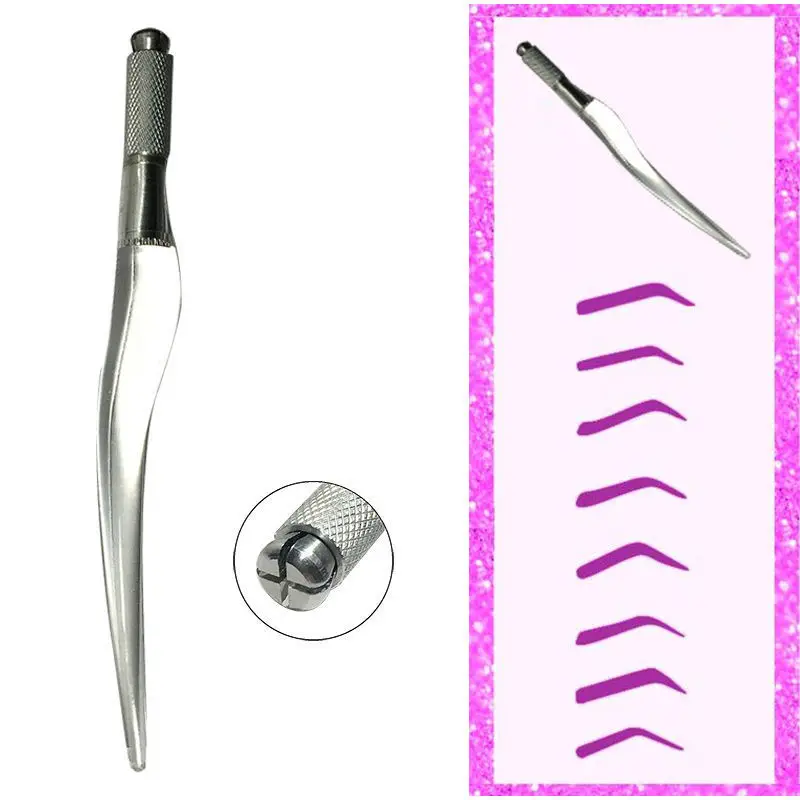 Профессиональная ручная ручка для тату ручной работы бровей подводка глаз