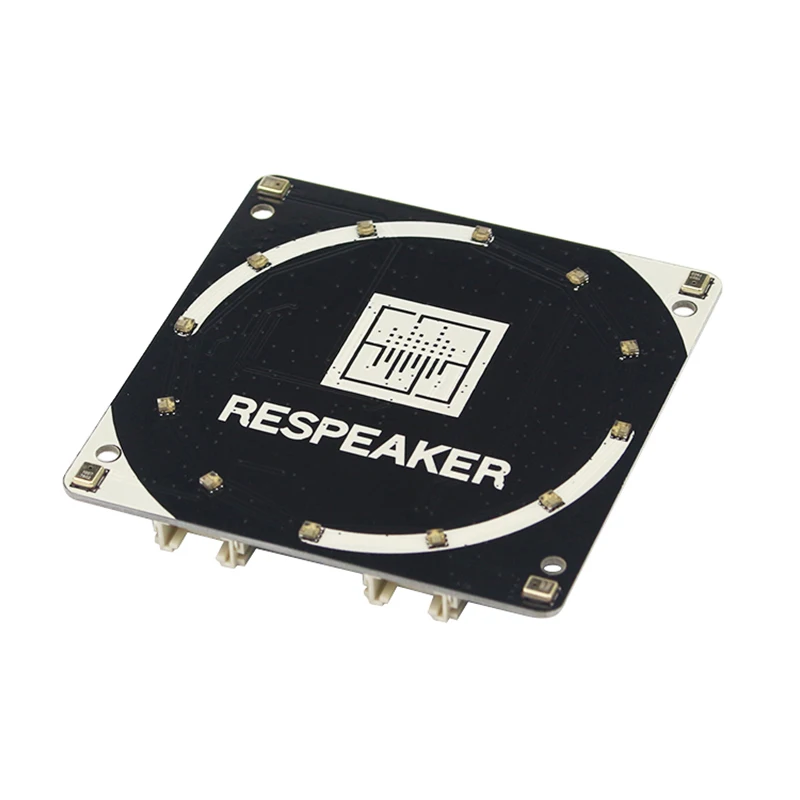 

ReSpeaker 4-Mic Array Microphone Array Microphone Expansion Board for Raspberry Pi 4B/3B+