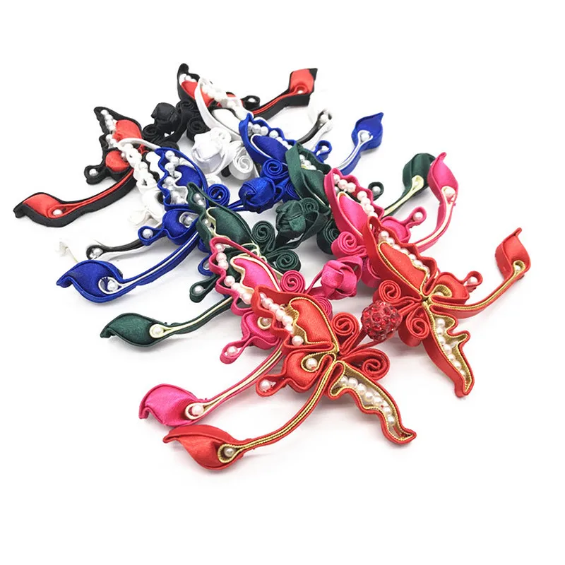 Пуговицы лягушки ручной работы с бисером 1 пара|Пуговицы| |