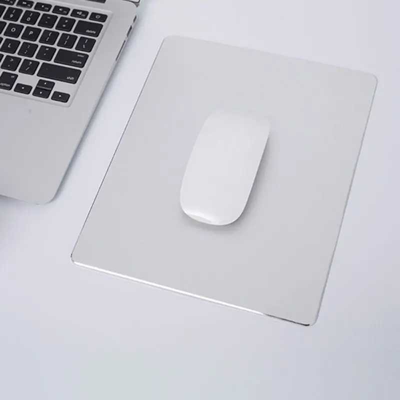 

Aluminum Alloy Pad with Non-Slip Rubber Bottom Mouse Pad Anti slip Mousepad