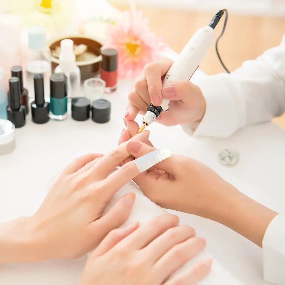 200 шт./пакет палец для дизайна ногтей кроватки латекс пальцев Защитная