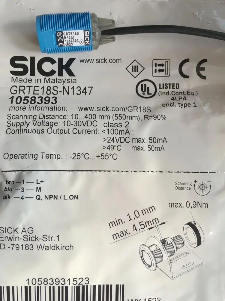Новый Диффузный фотоэлектрический переключатель GRTE18S-N1347 | Автомобили и