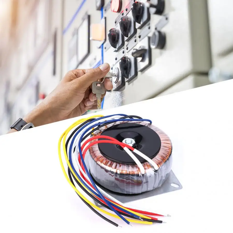 Кольцевой трансформатор переменного тока 110 в на двойной переменный ток 12 28 В для