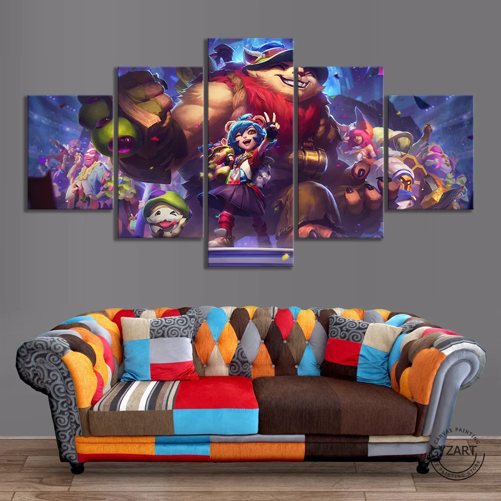 

Annie Versary Splash Art Lol Skin Poster HD Wall Picture League of Legends Video Games Art Canvas Paintings Wall Art Home Decor