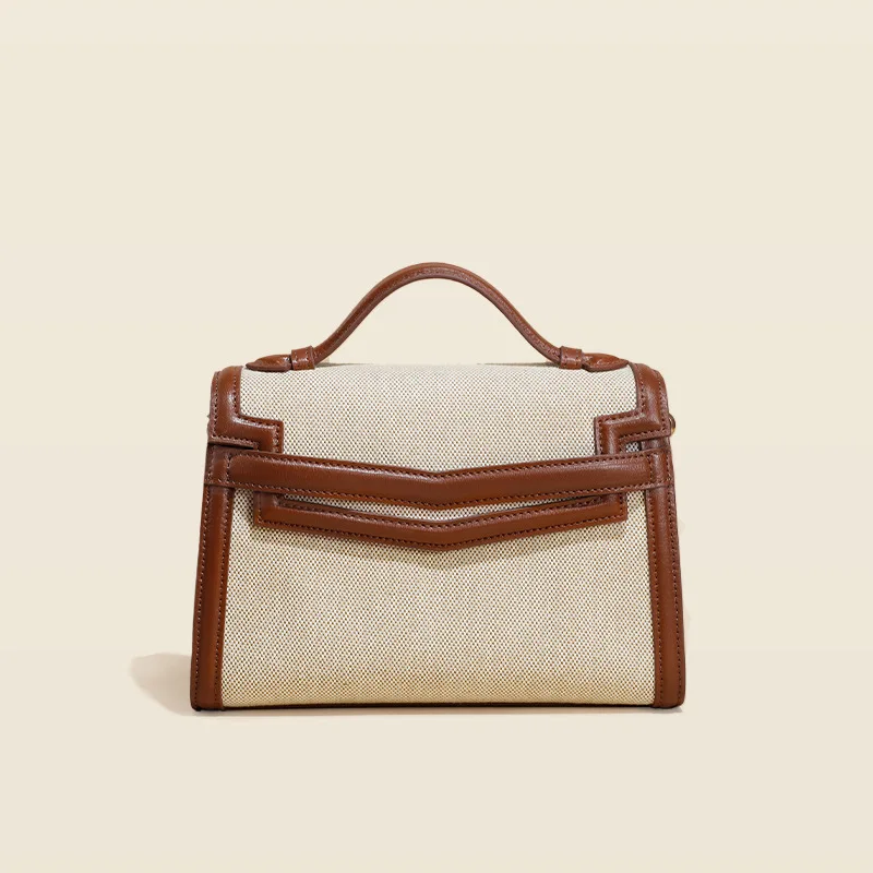 

Genuine Leather Tofu Bun Square Bag Mobile Phone Bag Cross Body Messenger Bag Luxury Designer Women's Handbags High Quality