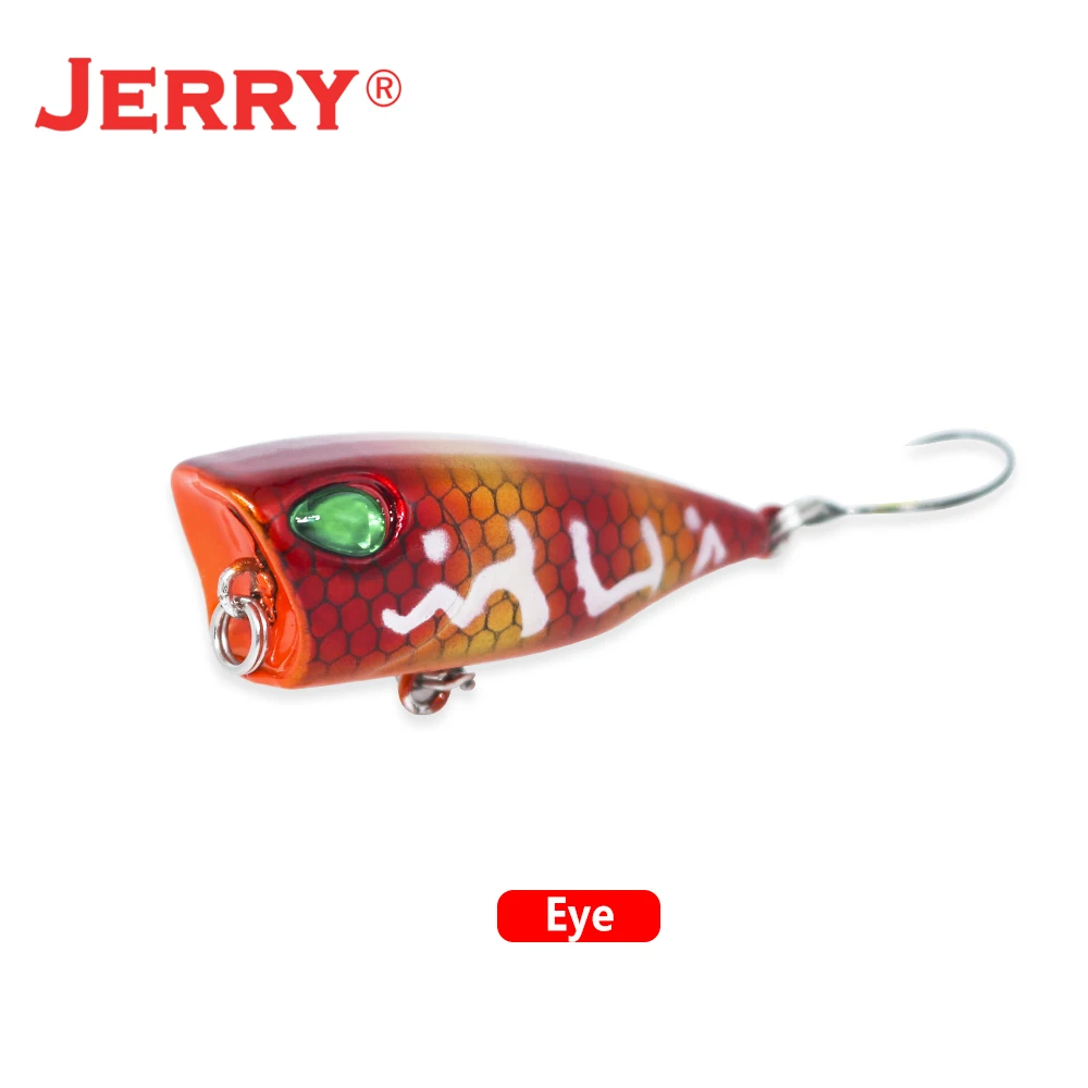 Jerry Dwarf ультралегкий мини-Поппер Пластиковые микро приманки 4 см верхняя вода