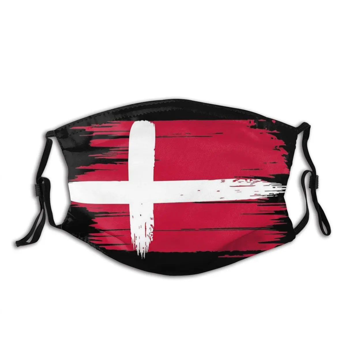 

Модная моющаяся маска для лица с флагом Дании ветрозащитная Пылезащитная маска с фильтрами из полиэстера защитная маска для взрослых