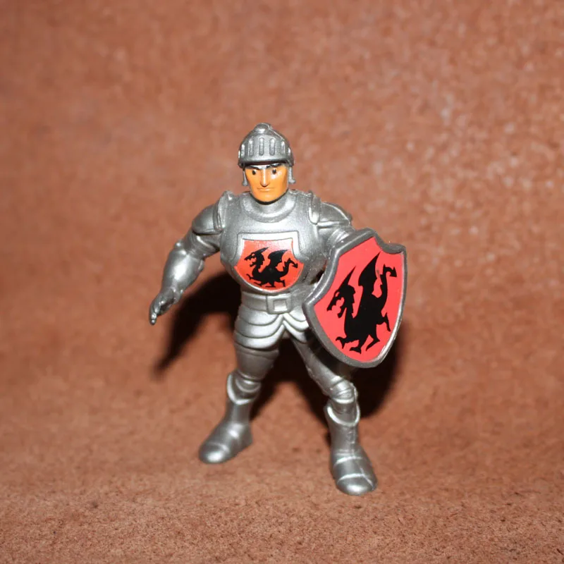 Миниатюрная экшн фигурка в средневековом замке рыцаря древнего римского