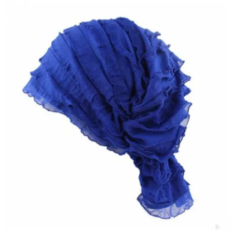 Муслим женский платок на голову химиотерапия шляпа тюрбан с готовым узелком