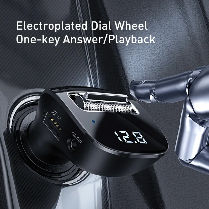 Baseus автомобильный Aux Bluetooth адаптер двойной USB Автомобильное зарядное устройство FM