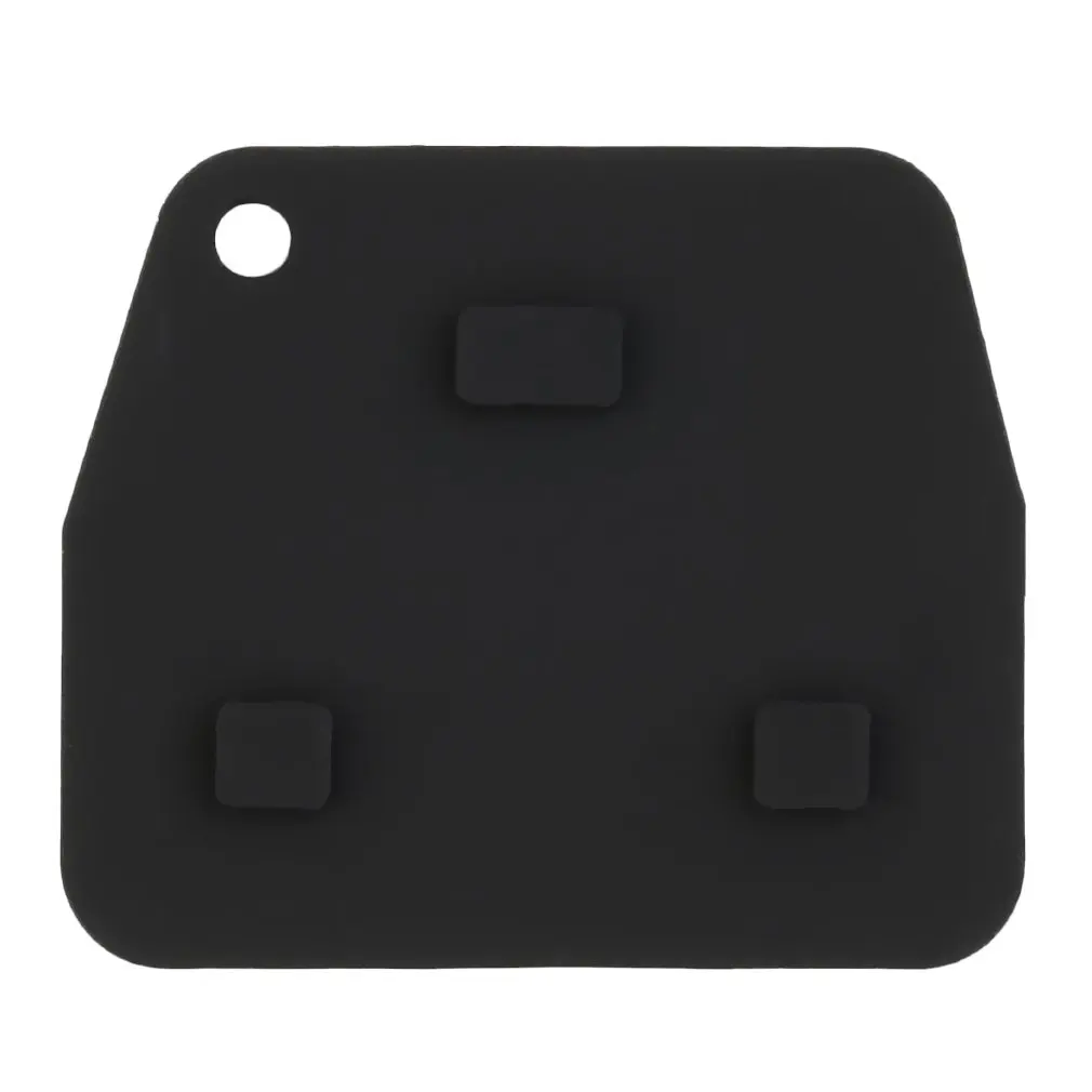 

1pc Replacement 3 Button Rubber Remote Key Push Pad for Toyota Avensis Corolla Lexus Rav4 3 Button Remote Key Fob