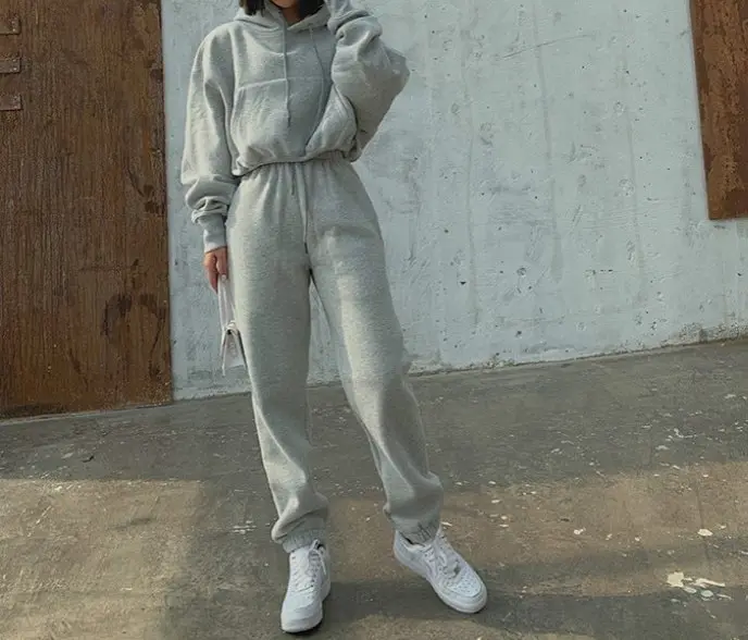 

Hot Sale Women Outfits Autumn Winter Women's Tracksuit Oversized Hoodie And Pants Casual Sport Suit 2 Piece Woman Set
