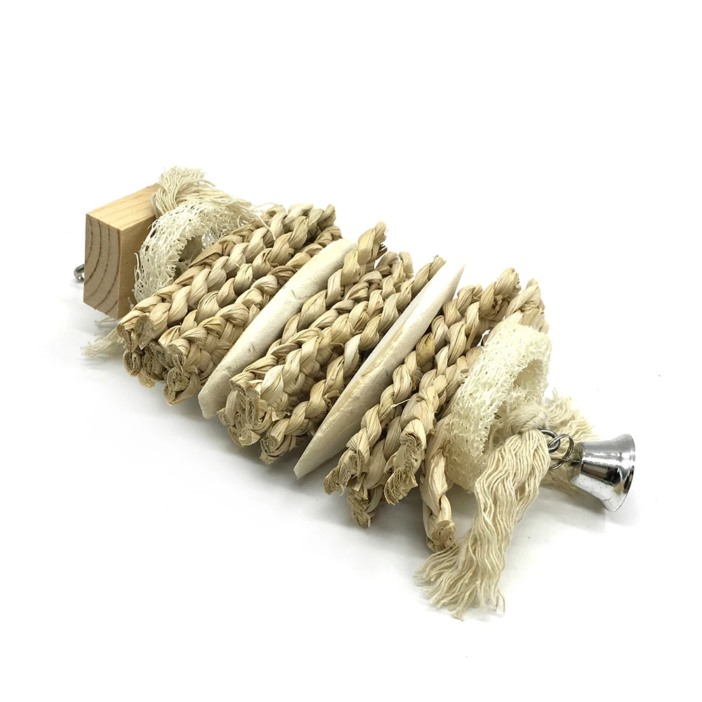 Животное Эко дружественный деревянный жевательный укус Забавный вязаный