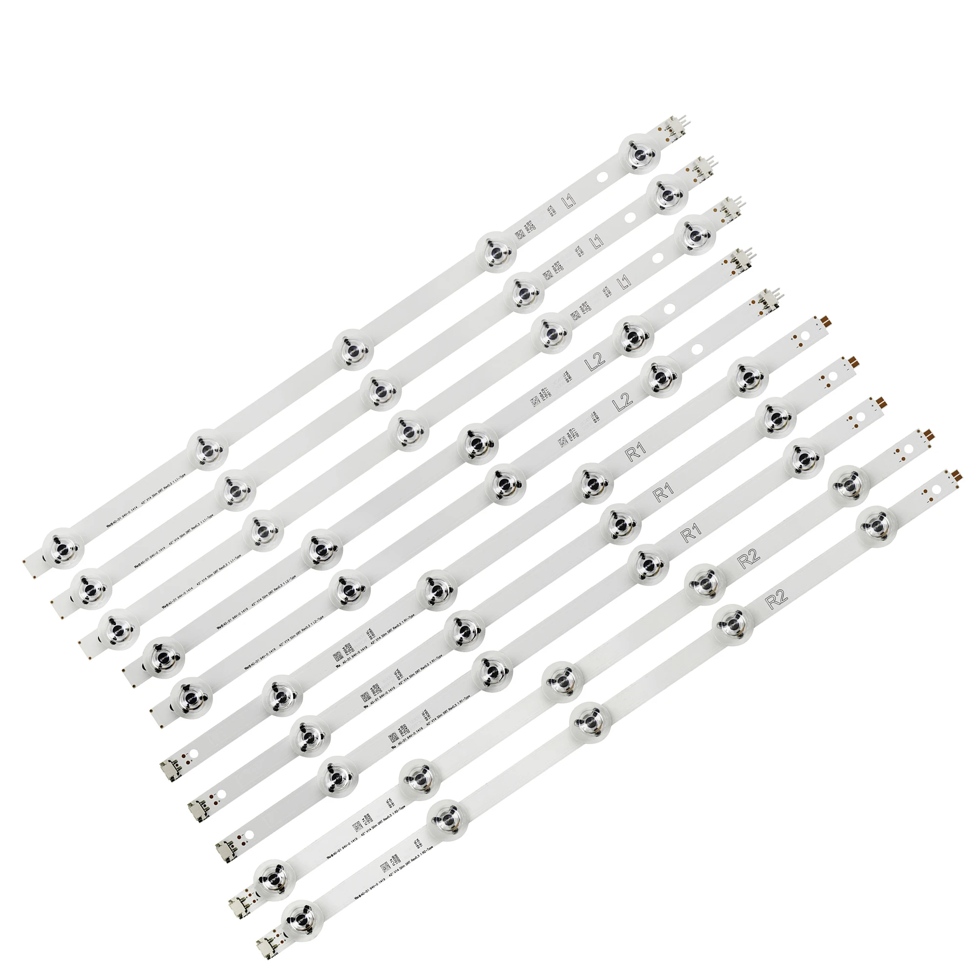 

Светодиодная лента для подсветки TH-47AS670H TH-47AS700A TX-47ASM651E LG 47 v14 slim DRT Rev0.2 LC470DUF 6916L-1807A, 10 шт.