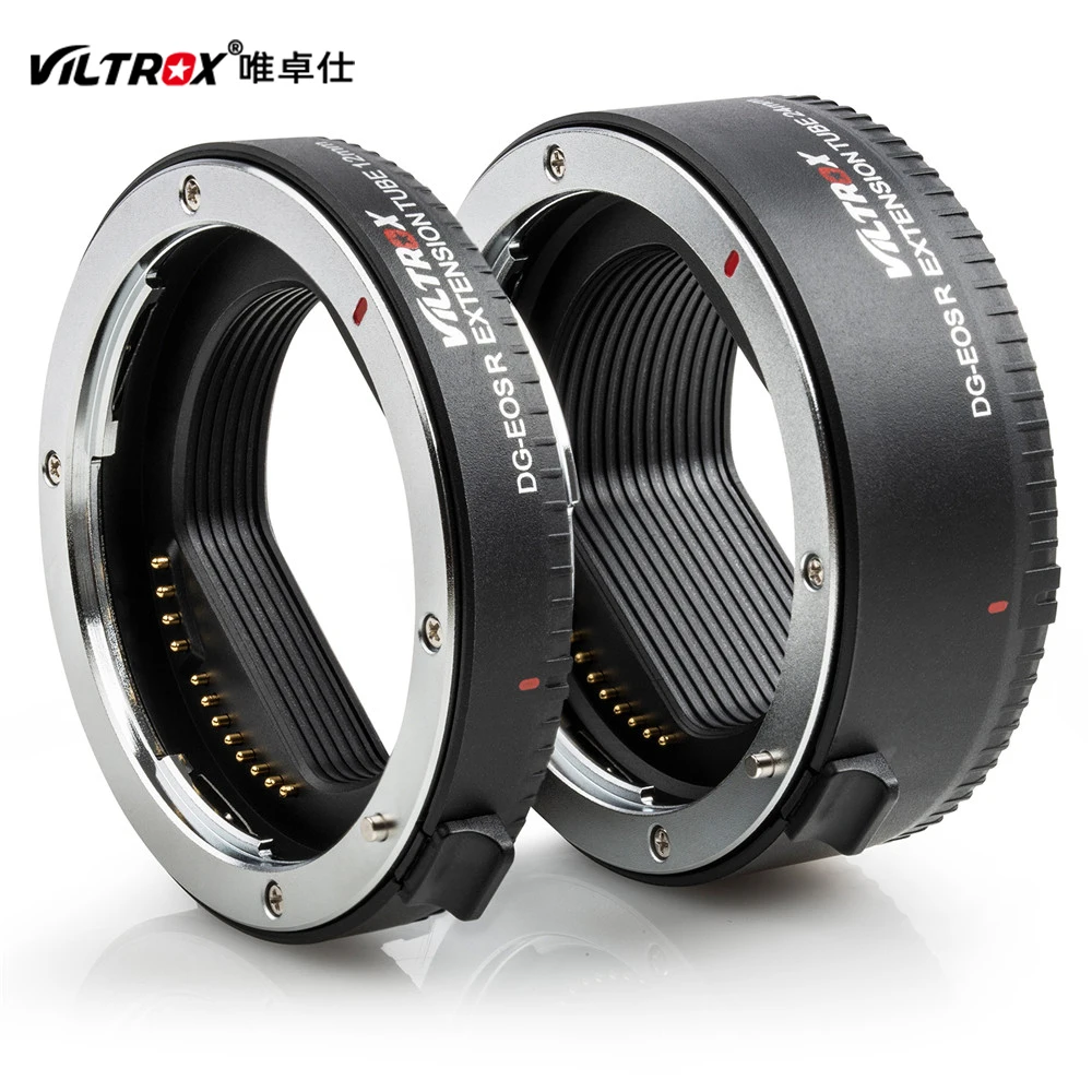 

Viltrox DG-EOS R Автофокус Макро удлинительная трубка адаптер объектива 12 мм + 24 мм для объектива Canon EOS R для камеры EOS R/EOS RP