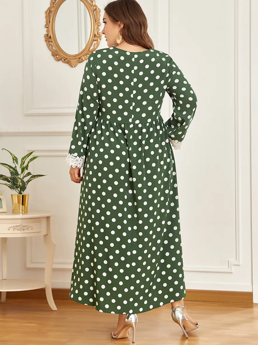 Женское черное платье Дубай длинное в мусульманском стиле | Тематическая одежда