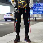 Брюки-карго мужские в стиле хип-хоп, уличные легкие штаны в Корейском стиле, повседневные брюки в средневековом стиле, бесплатная доставка