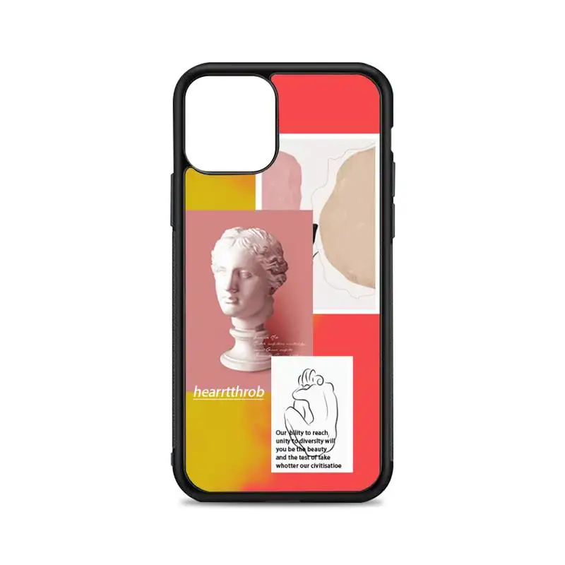 

David Phone Case for iPhone 12 mini 11 pro XS Max X XR 6 7 8 plus SE20 High quality TPU silicon and Hard plastic cover