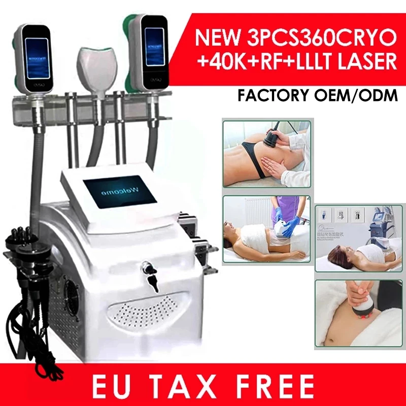 

Trending 360 Degree Cryo Slimming Vacuum Cavitation Weight Loss Double Chin Fat Freezing Machine