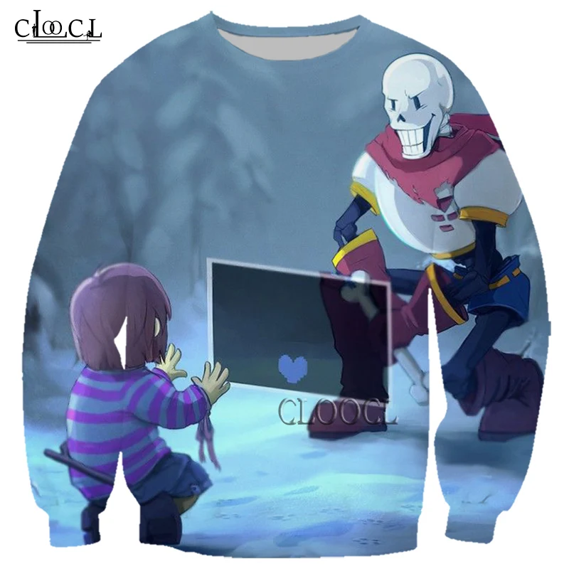

HX Popular Game Undertale 3D Print Men Women Sweatshirts Casual Hip Hop Long Sleeve Outerwear Harajuku Tops Drop Shipping