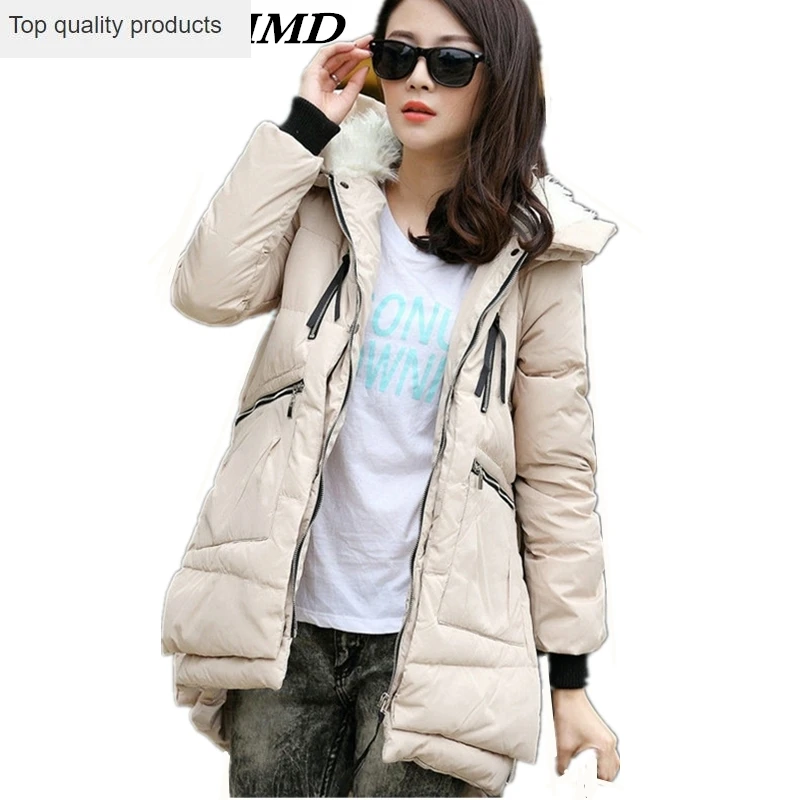 Новинка 2020 женская зимняя куртка с капюшоном хлопковое пальто теплая большой