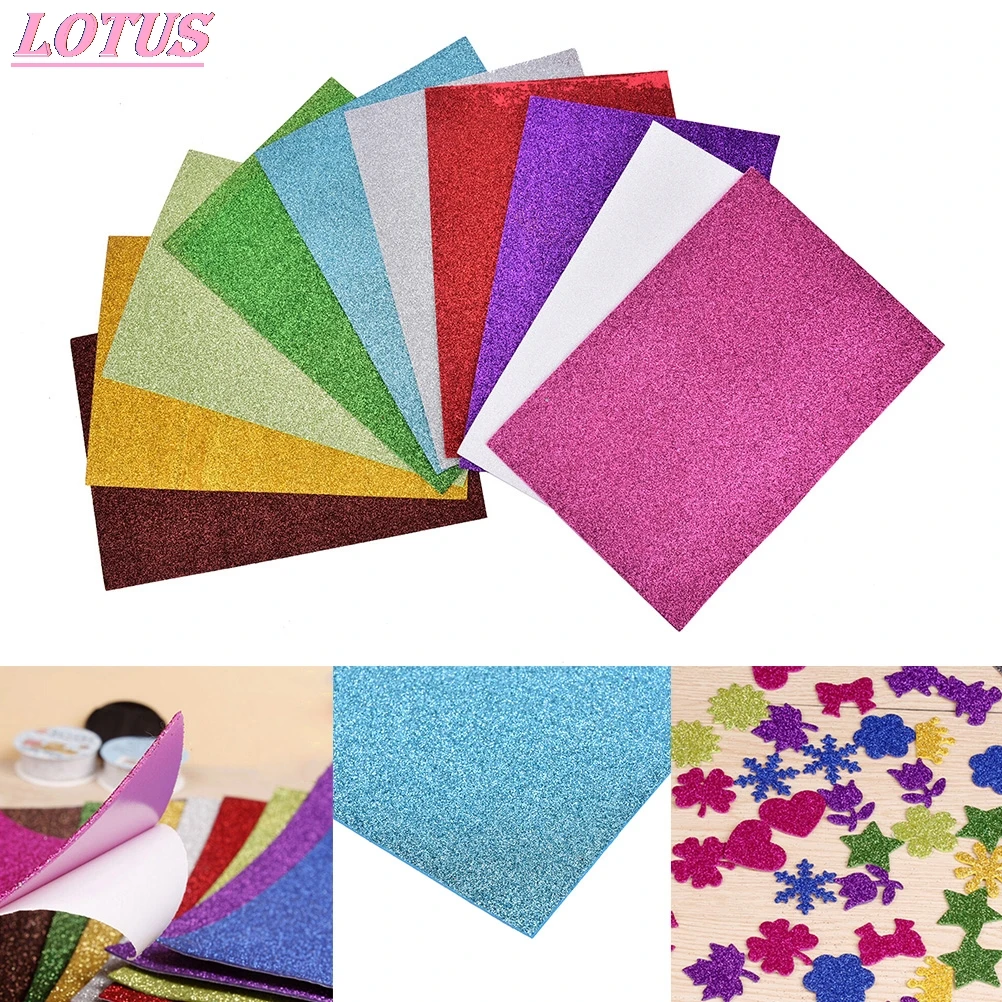 Вспышка Толстая губчатая бумага и пена эва Порошковая крафт-бумага цветная