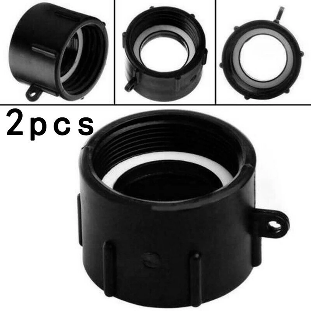 

2Pcs 1000L IBC Water Tank 2INCH Heavy Duty BSP Adaptor Barrels Valve Parts