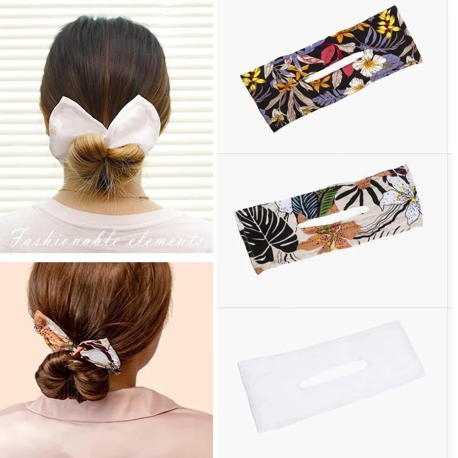 

Deft Bun for Hair 1/3/6pcs Girl's Hair Bun Maker French Twist Hairstyle Donut Bun Former Maker Hairstyle Must-haves Tool