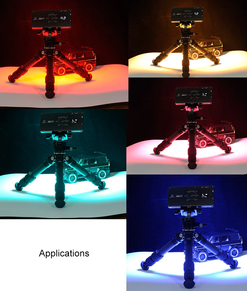 SUNWAYFOTOT FL-70RGB светодиодный светильник для фото студийной фотосъемки на Dslr камеру Горячий башмак с регулируемой яркостью для youtobe live stream
