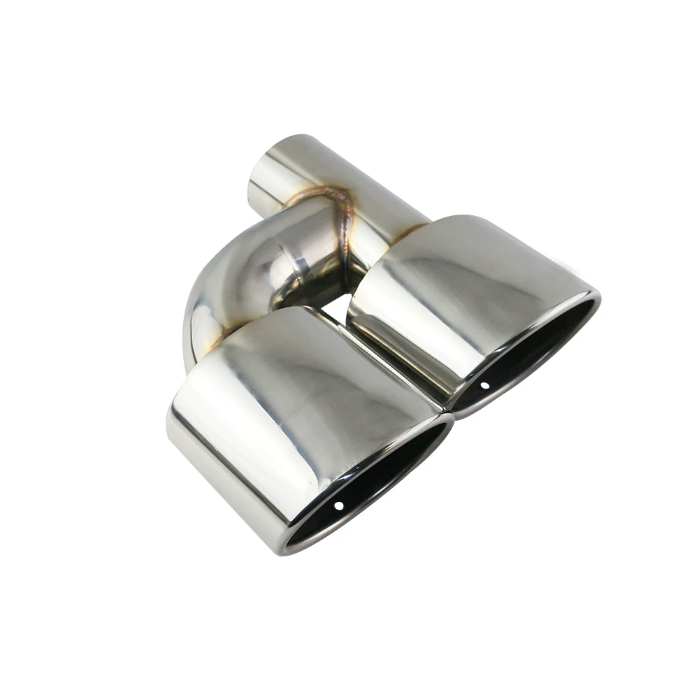 1 пара наконечник выхлопной трубы автомобиля 63 мм на входе хромированная